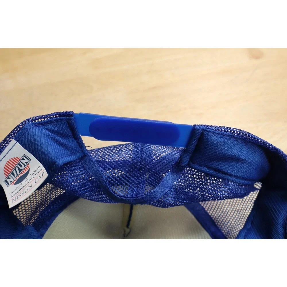 LA Dodgers Hearts Nissun Hat Cap Strap Back Adult‎ Blue MLB Polyester Trucker